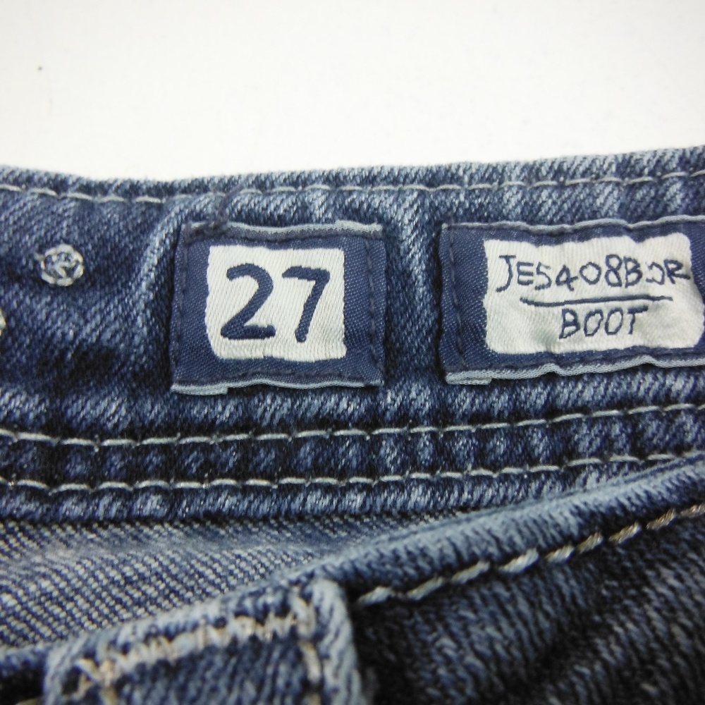 Miss Me Bling Pocket Boot Cut Denim Jeans - 27 - Picture 4 of 8